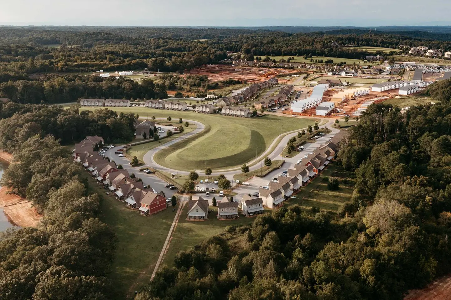 Aerial view of The Pier
