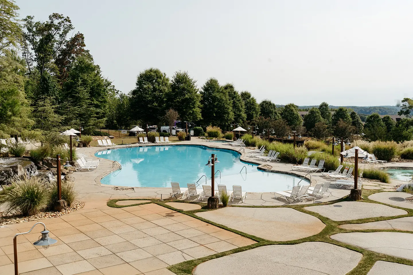 Resort-style pool at The Pier