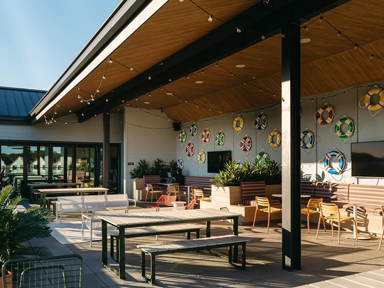 rooftop lounge