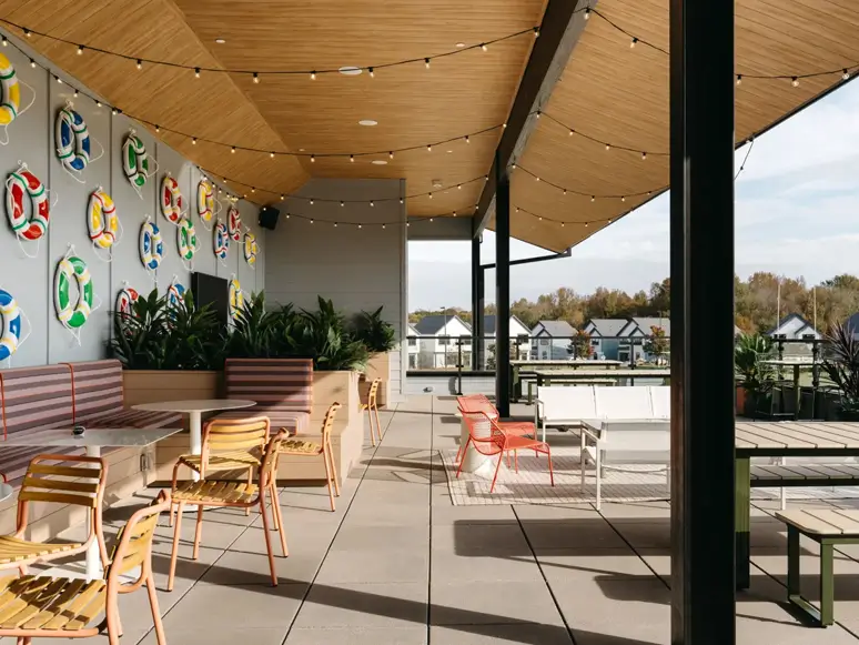 outdoor lounge